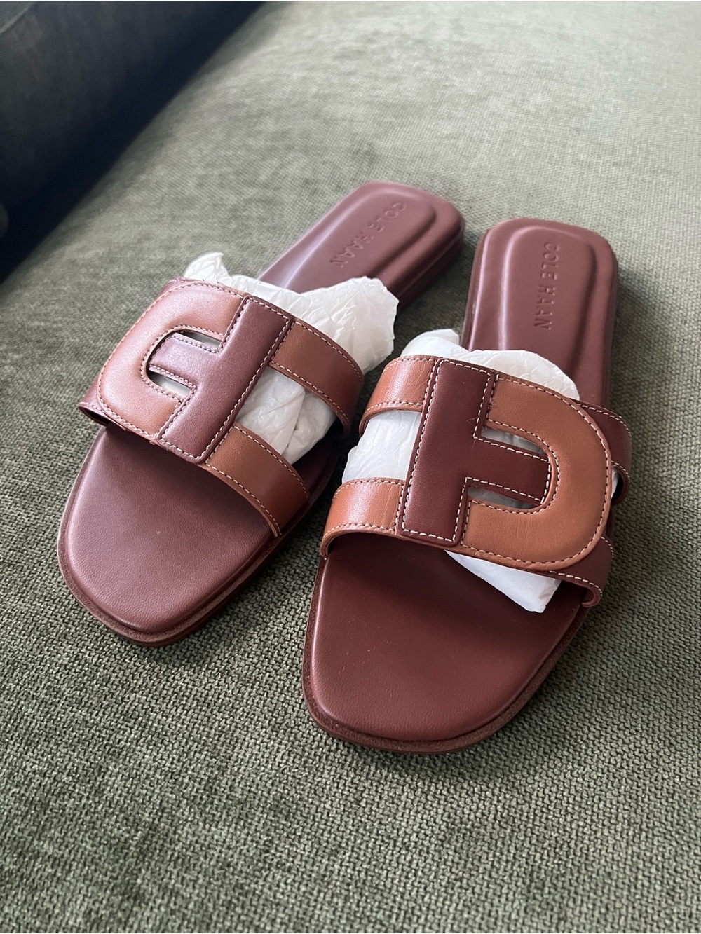 Cole Haan Chrisee Flat Sandals 6.5B NEW!